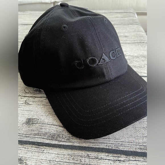 NWT! Coach embroidered baseball hat - Black color, original tags attached - Picture 13 of 15